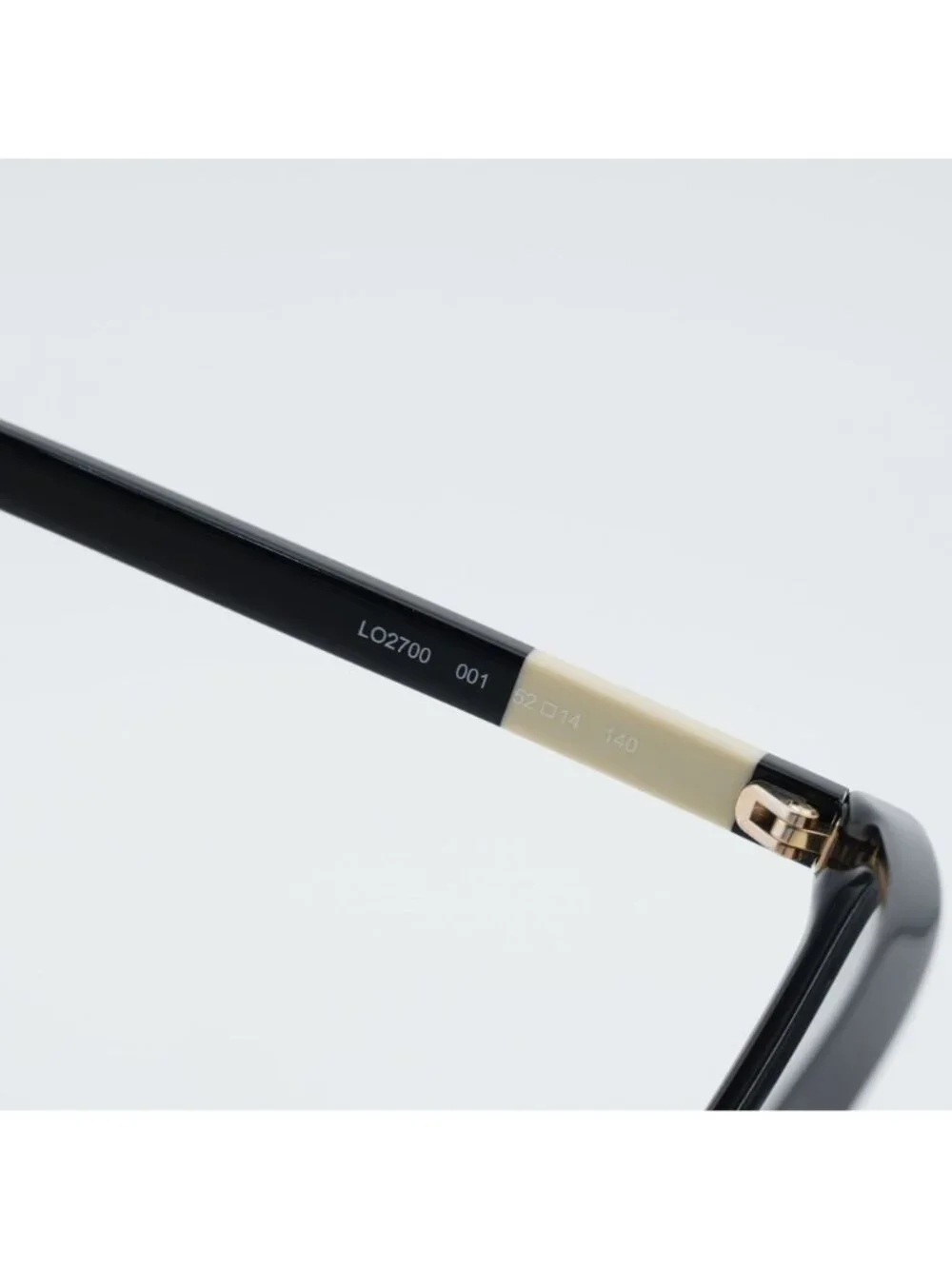 Longchamp LO2700 001 Eyeglasses Black 52mm Square Frame